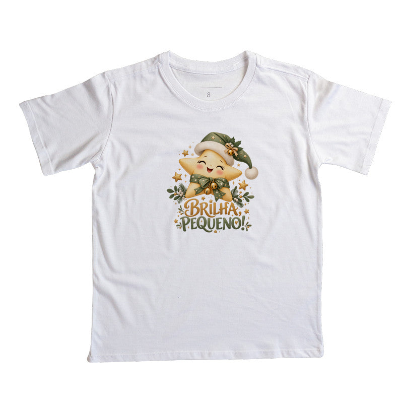 Camiseta infantil Brilha pequeno