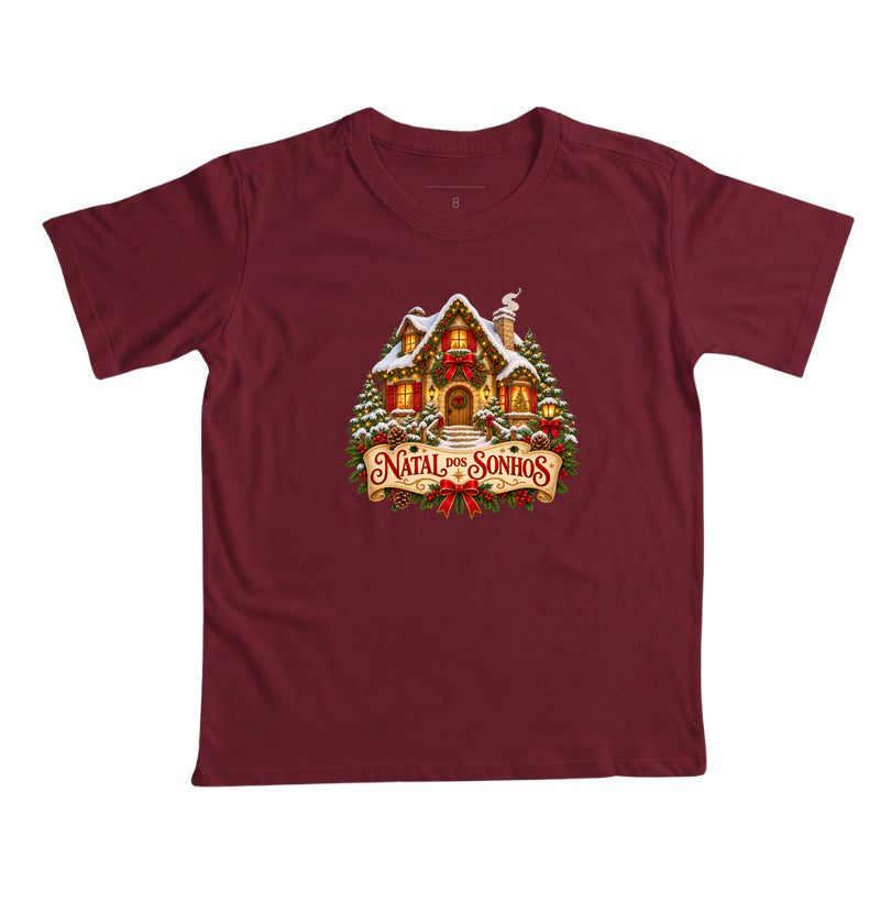 Camiseta infantil Natal dos sonhos