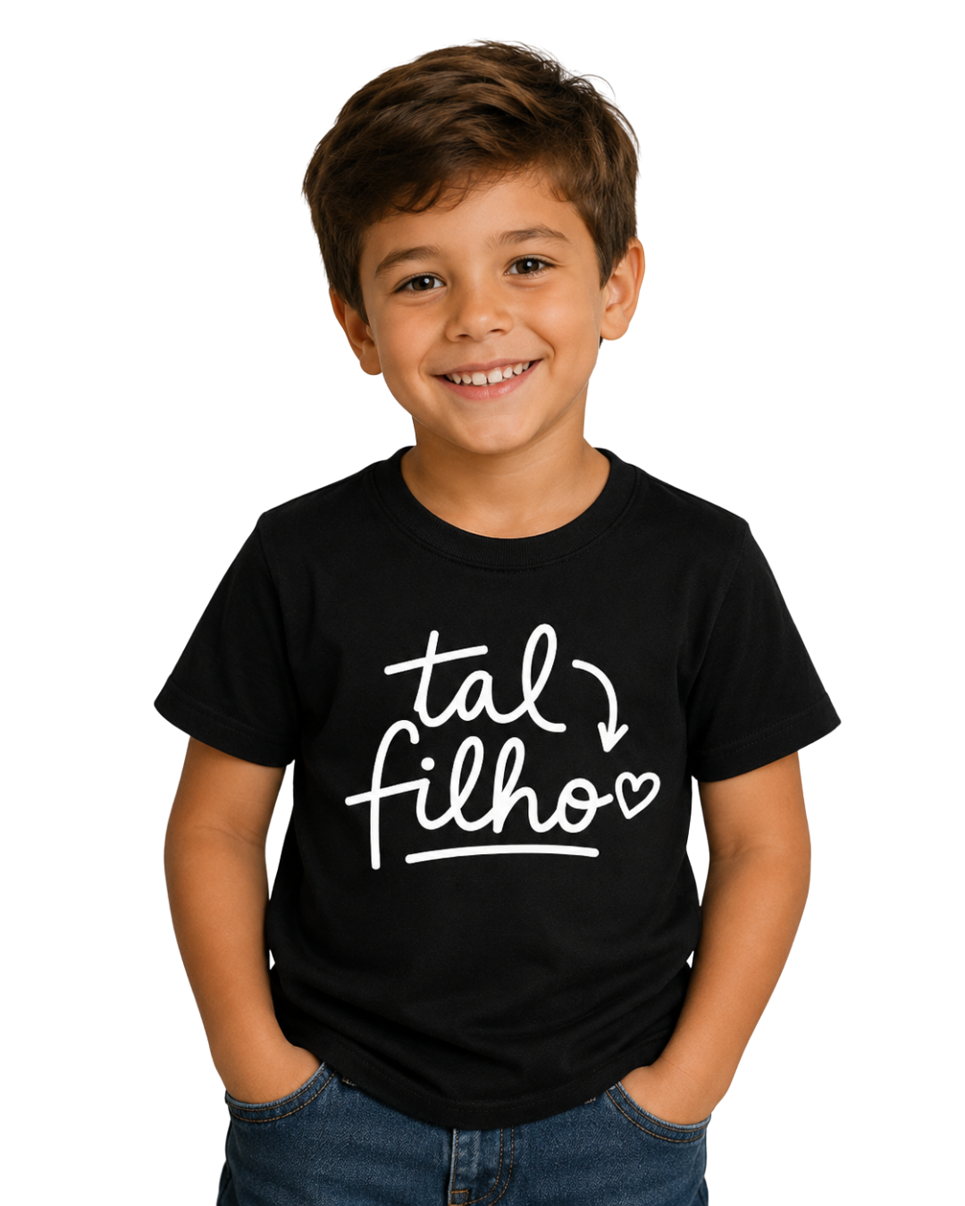 Camiseta infantil dia dos pais - tal filho