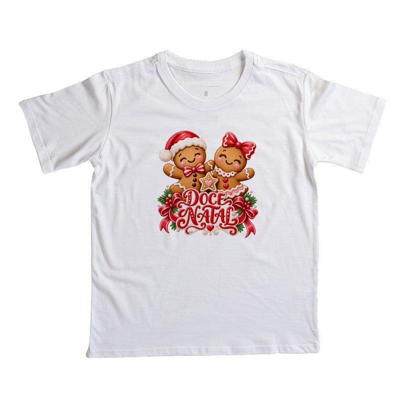 Camiseta infantil Doce Natal