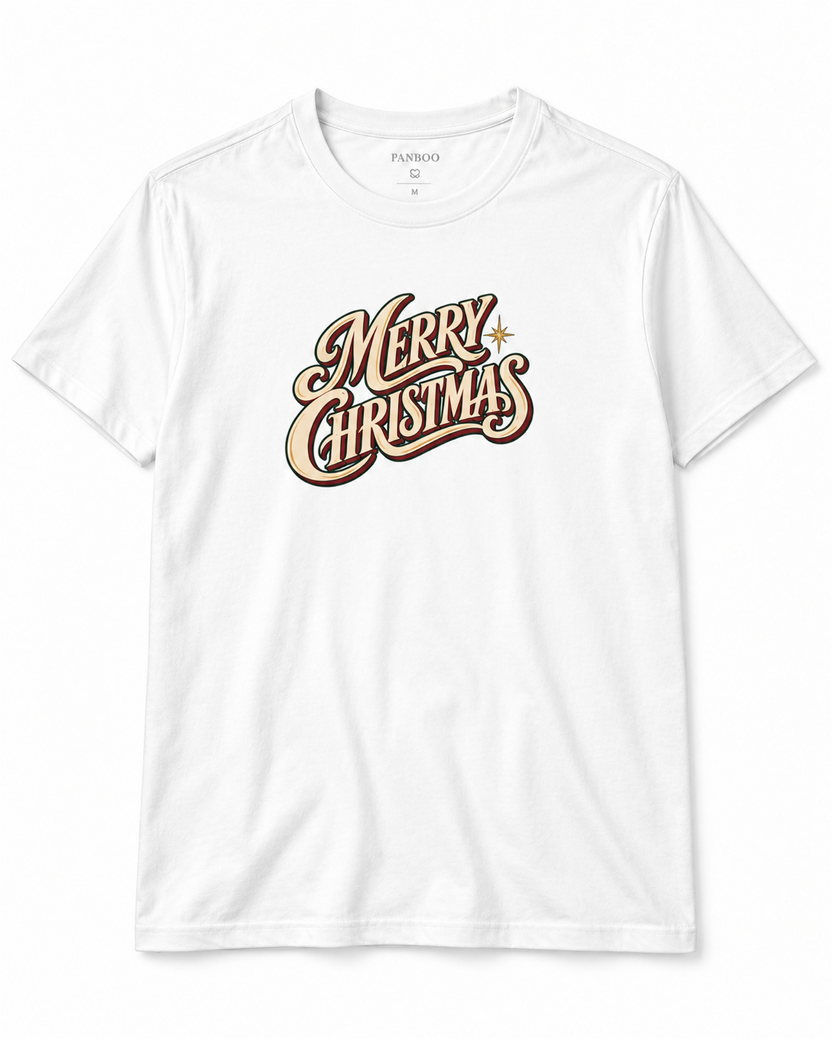 Camiseta merry christmas vintage