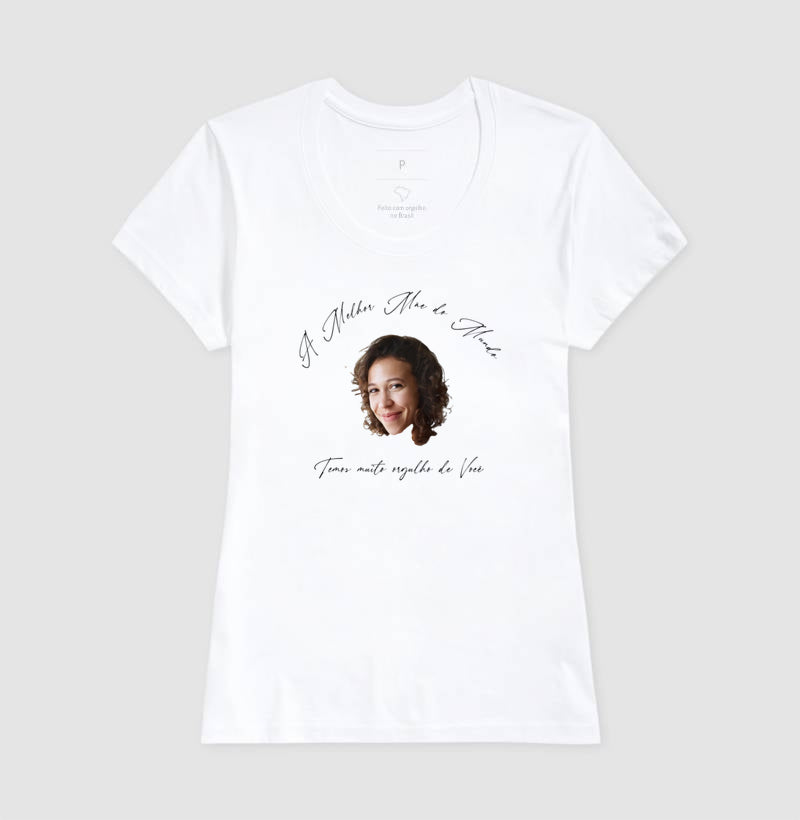 Camiseta dia das mães - Homenagem a Mamãe ou Vovó