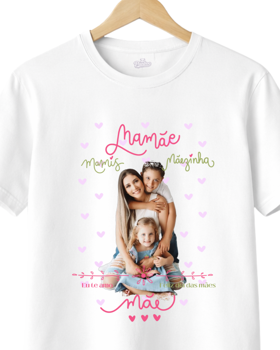Camiseta Mamãe Feliz dia das mães
