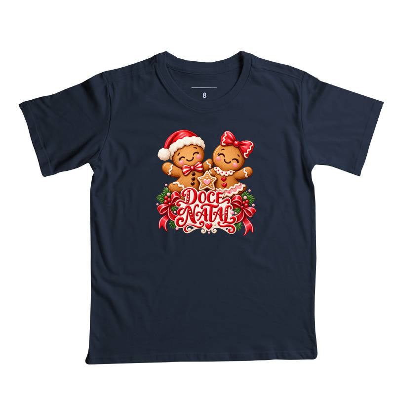 Camiseta infantil Doce Natal