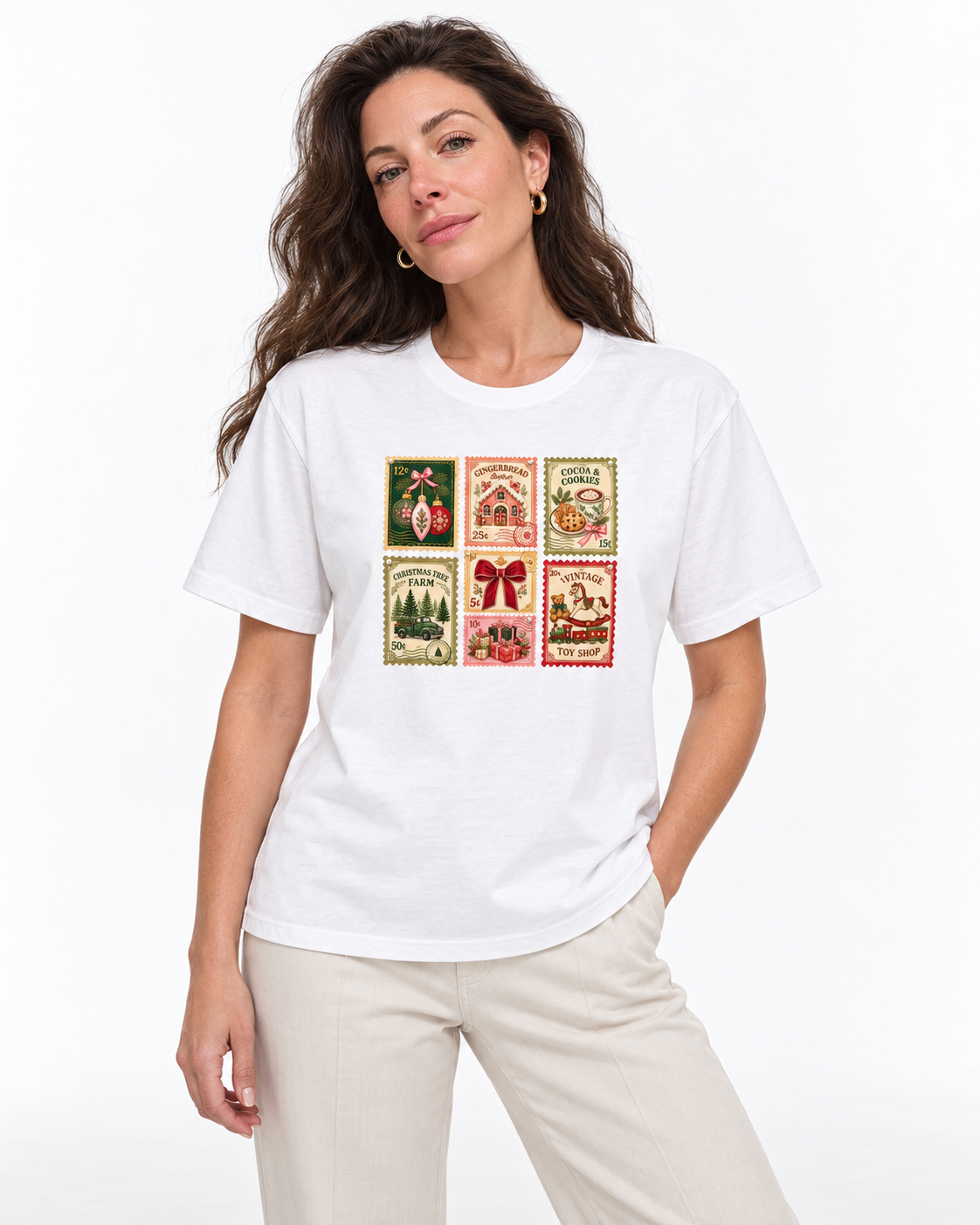 Camiseta happy cards natalinos