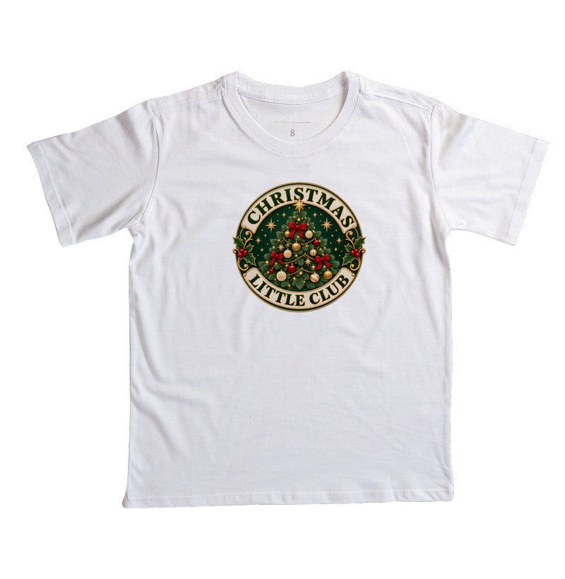 Camiseta infantil Christmas little club
