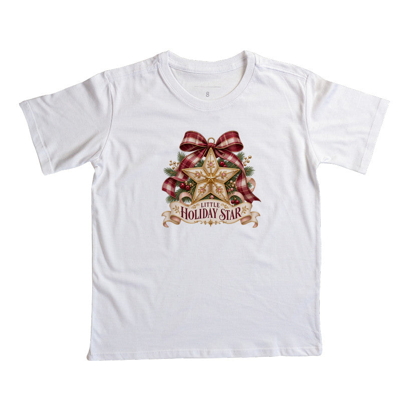Camiseta infantil Holiday star