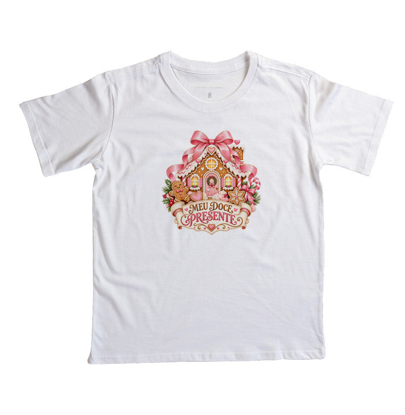 Camiseta infantil Meu doce presente