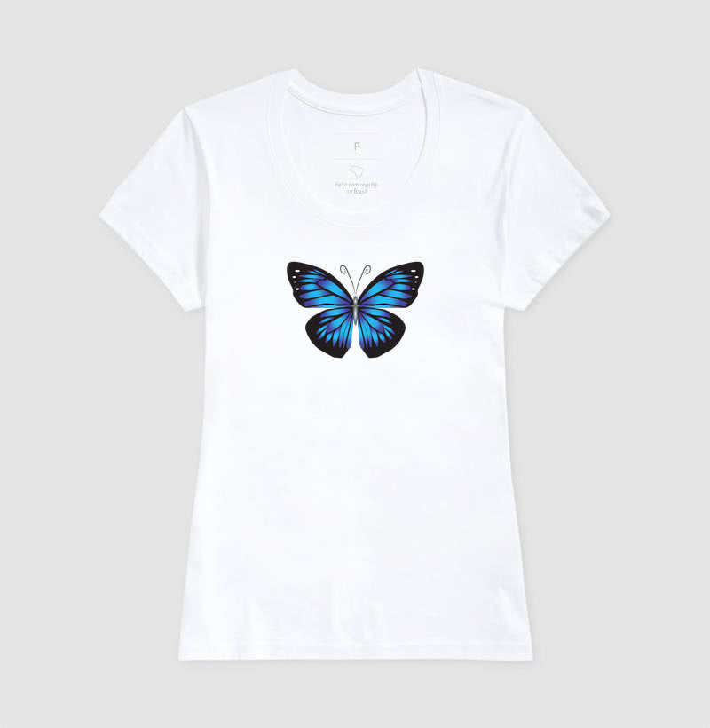 Camiseta Butterfly blue