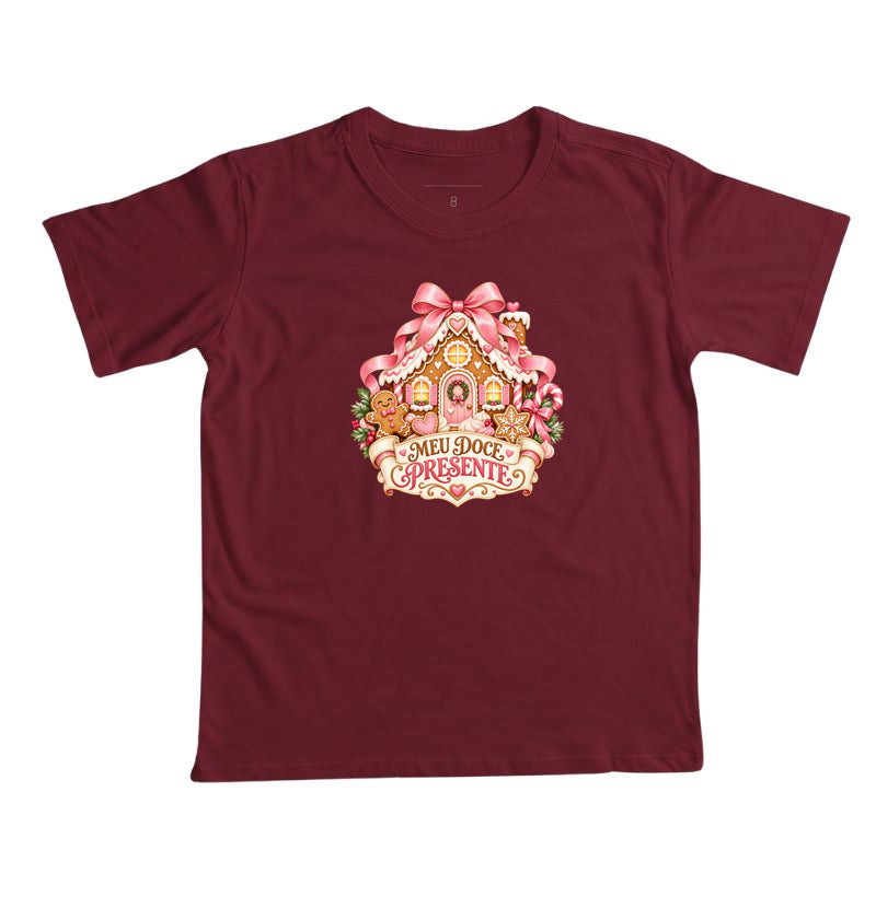Camiseta infantil Meu doce presente