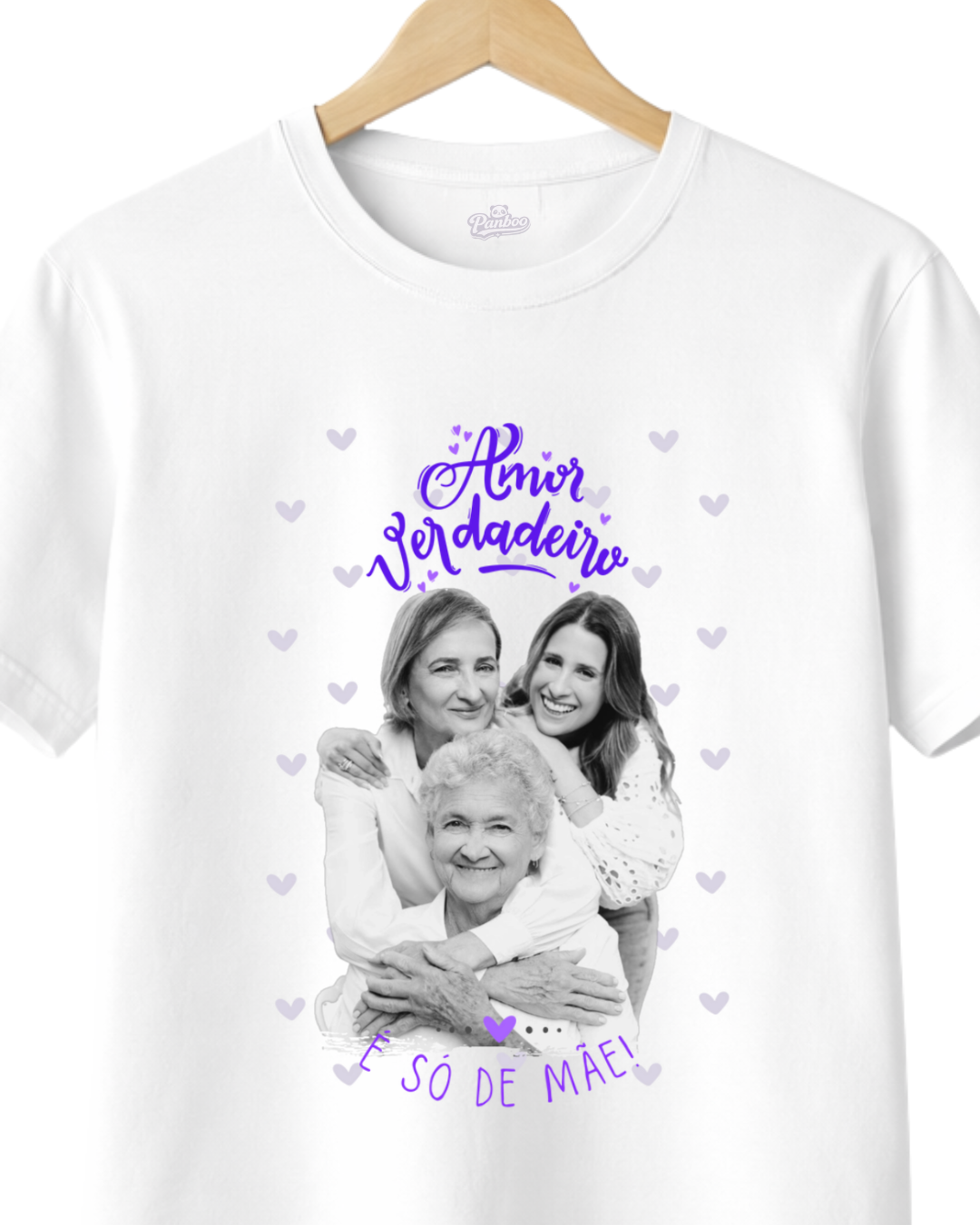 Camiseta Amor verdadeiro só de mãe