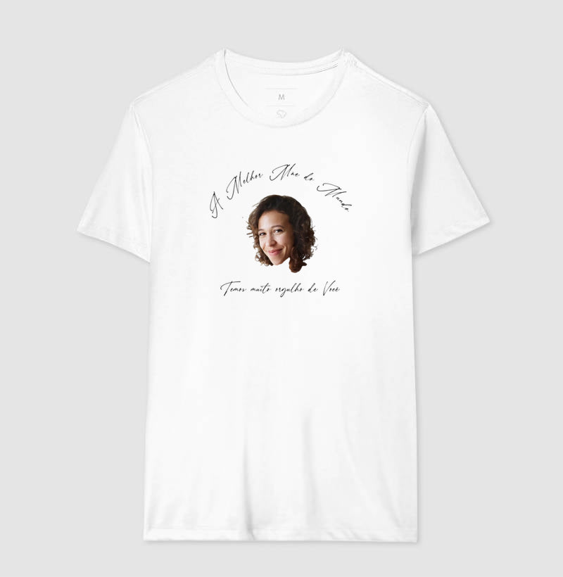 Camiseta dia das mães - Homenagem a Mamãe ou Vovó