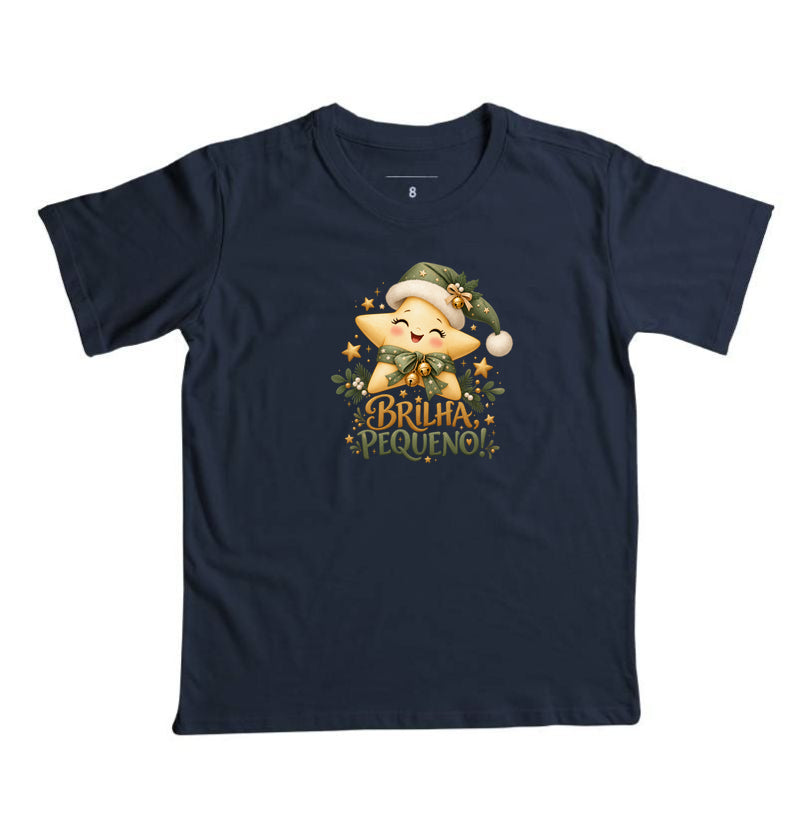 Camiseta infantil Brilha pequeno