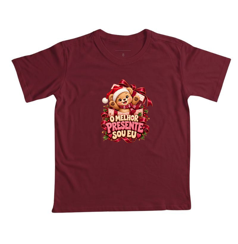 Camiseta infantil O melhor presente sou eu