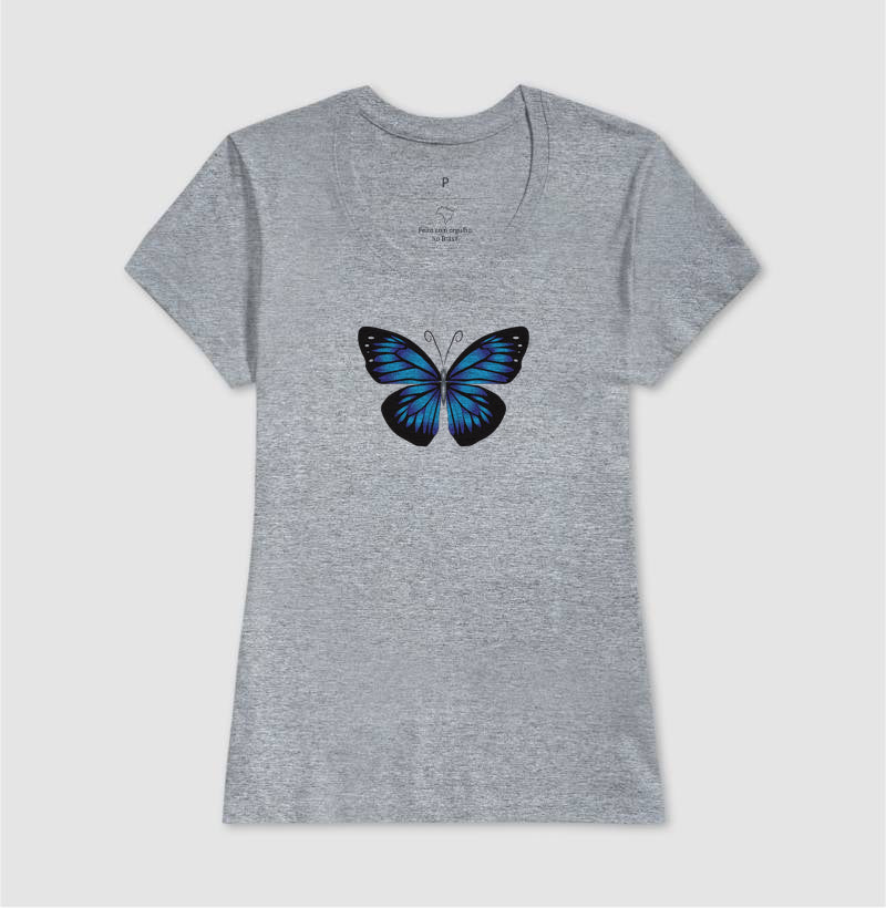 Camiseta Butterfly blue