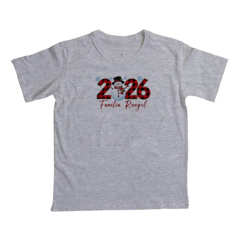 Camiseta infantil Floquinho de neve
