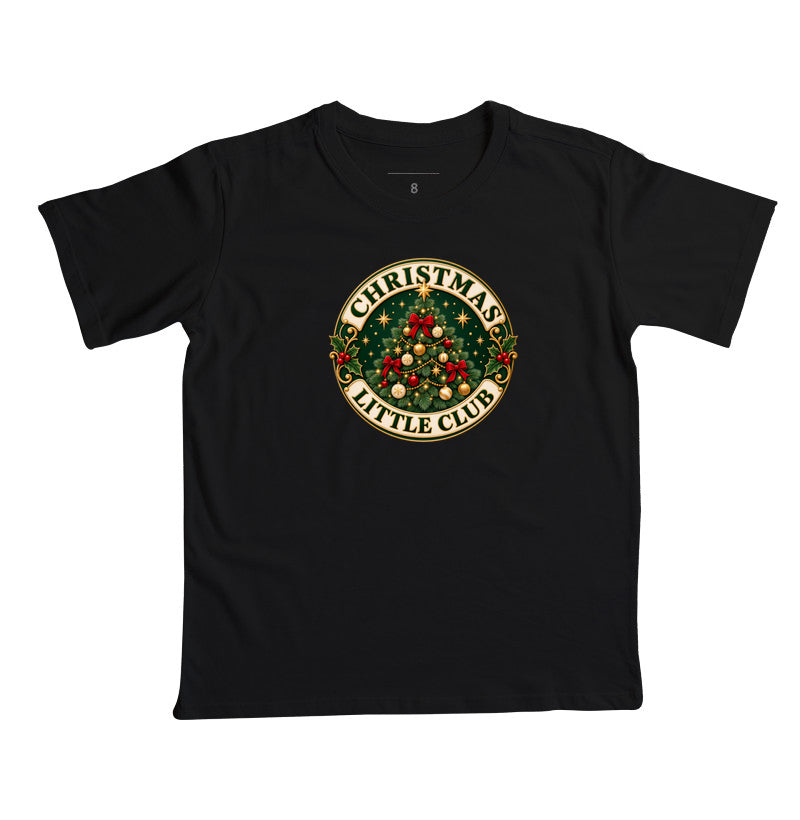 Camiseta infantil Christmas little club