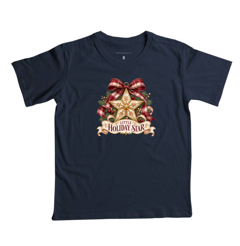 Camiseta infantil Holiday star
