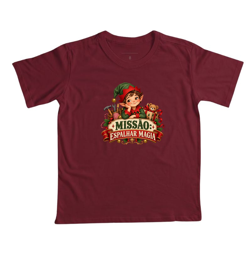 Camiseta infantil Missão espalhar magia