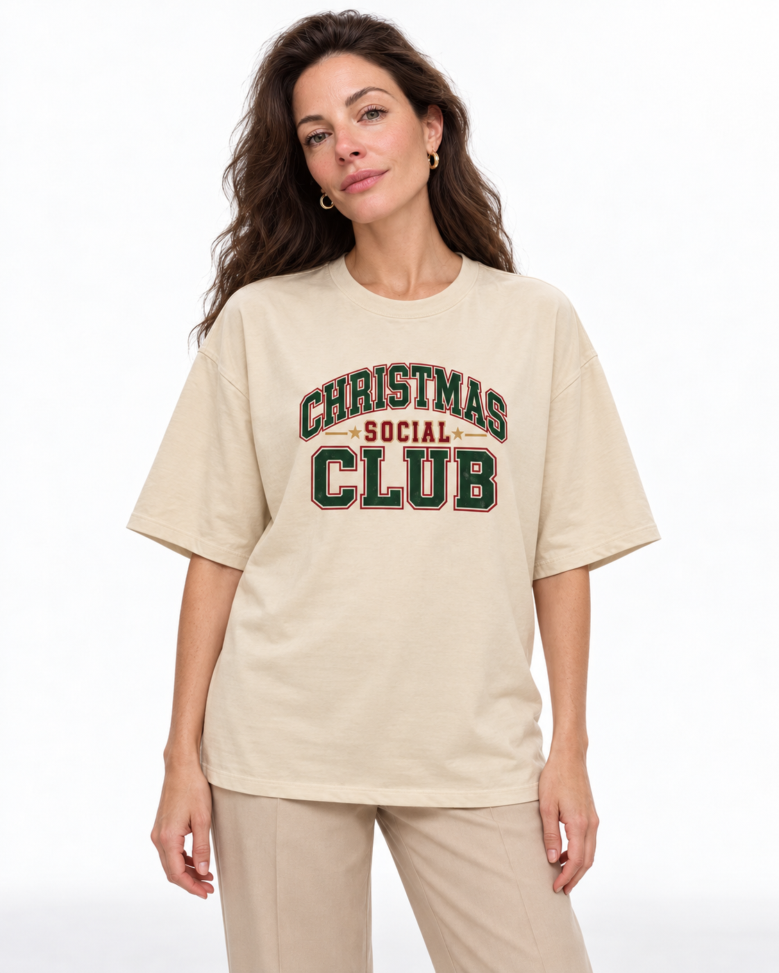 Oversized Christmas social club