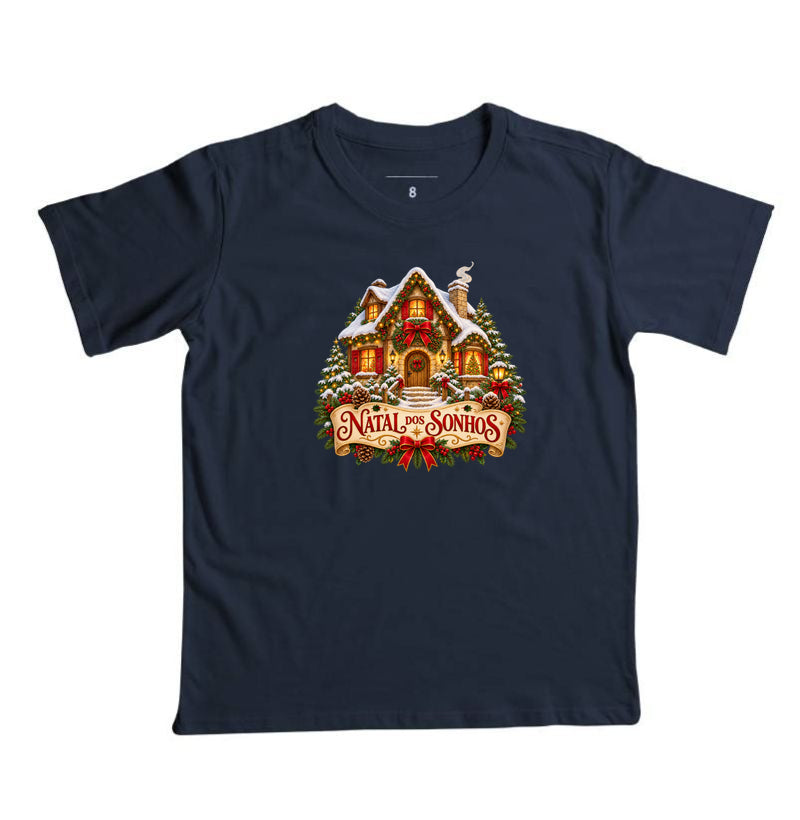 Camiseta infantil Natal dos sonhos