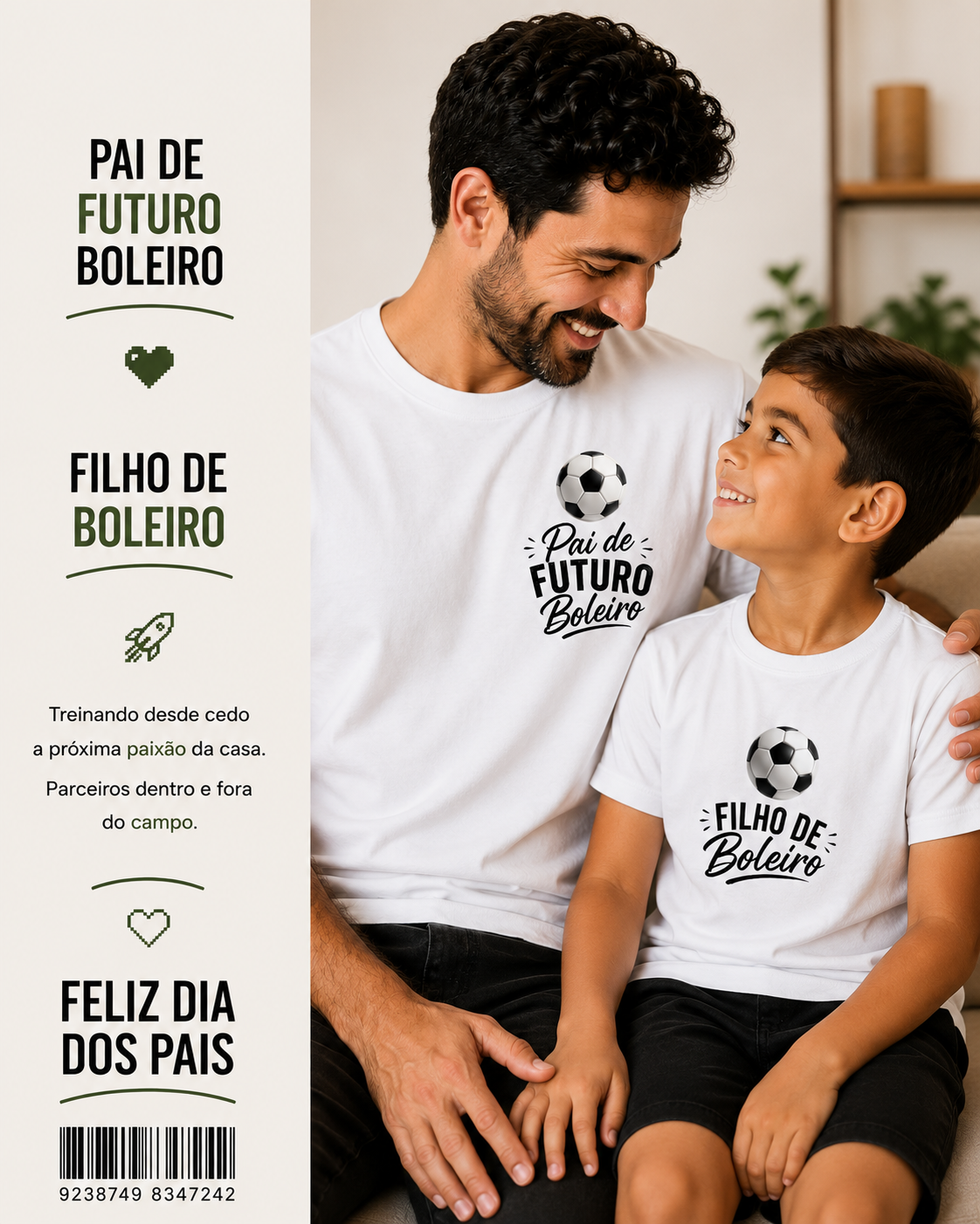 Kit dia dos pais - Pai de futuro boleiro