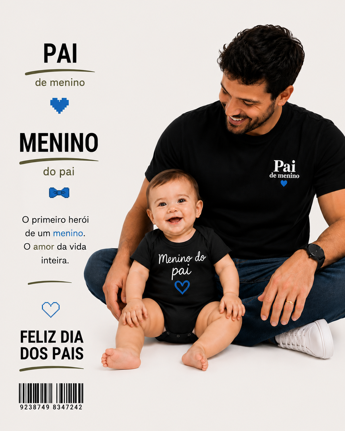 Kit dia dos pais - Menino do pai
