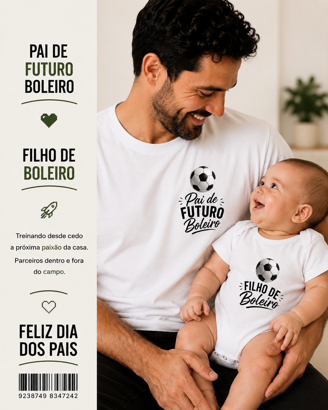 Kit de dia dos pais - Pai de futuro boleiro