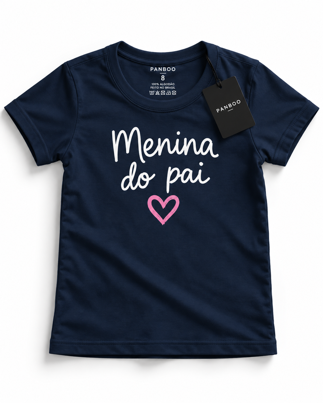 Camiseta infantil menina do pai