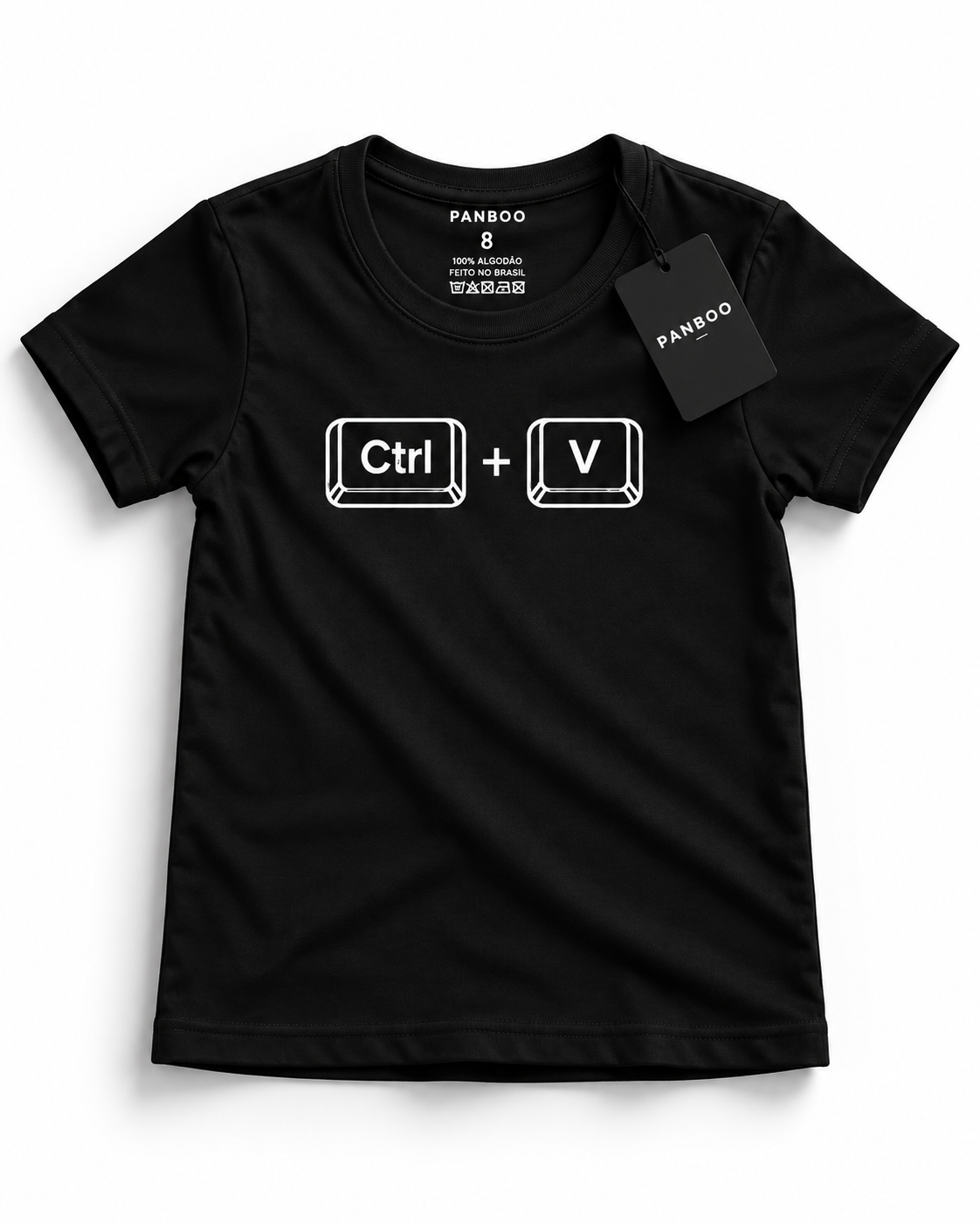 Camiseta infantil dia dos pais - Ctrl + V