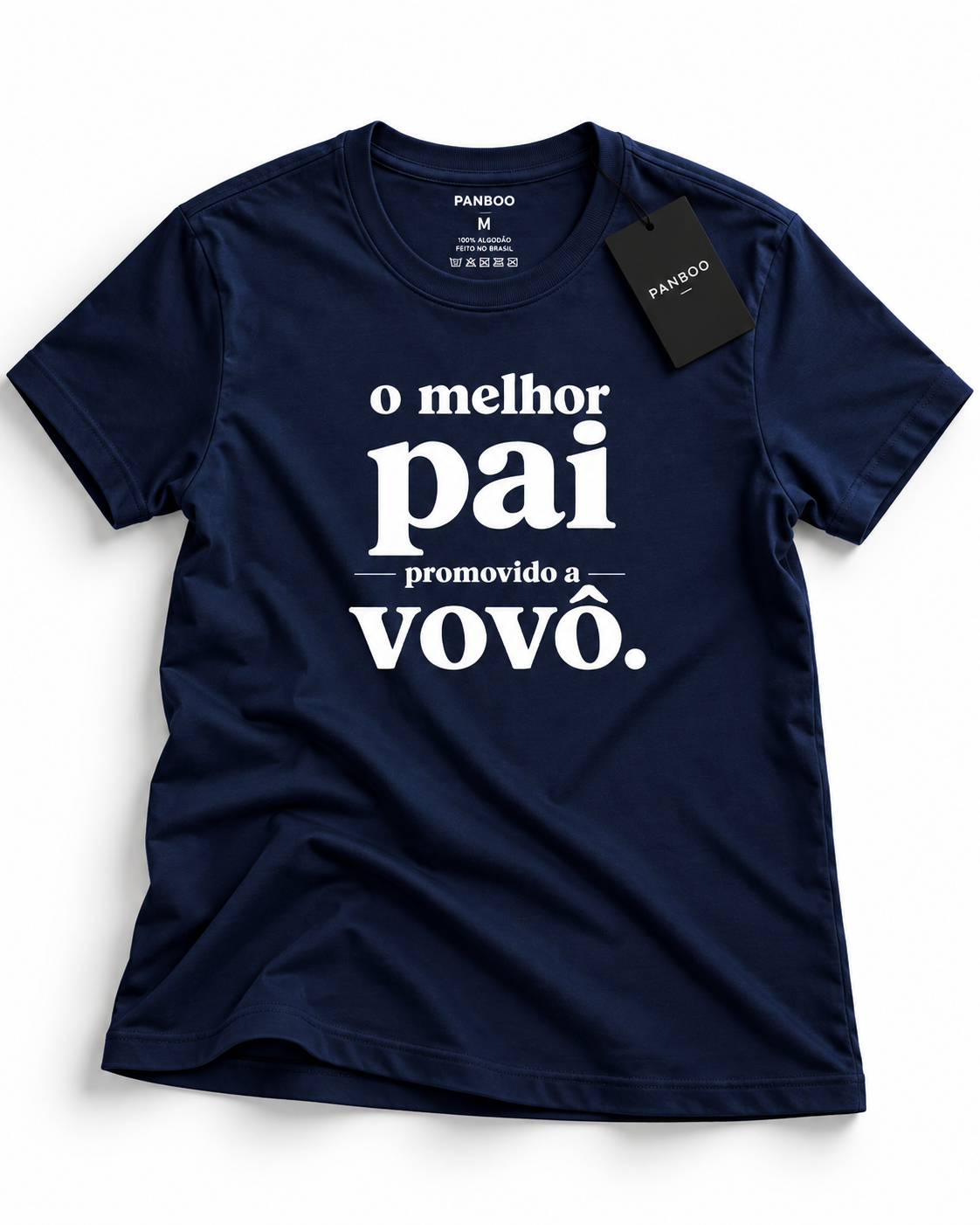 Camiseta o melhor pai promovido a vovô