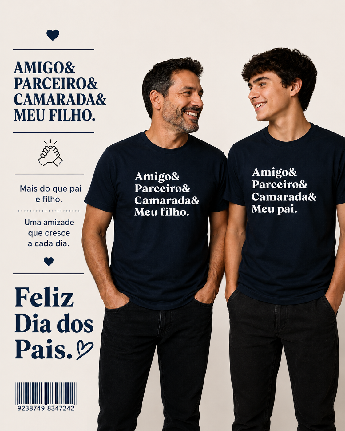 Kit dia dos pais - Amigo & meu pai