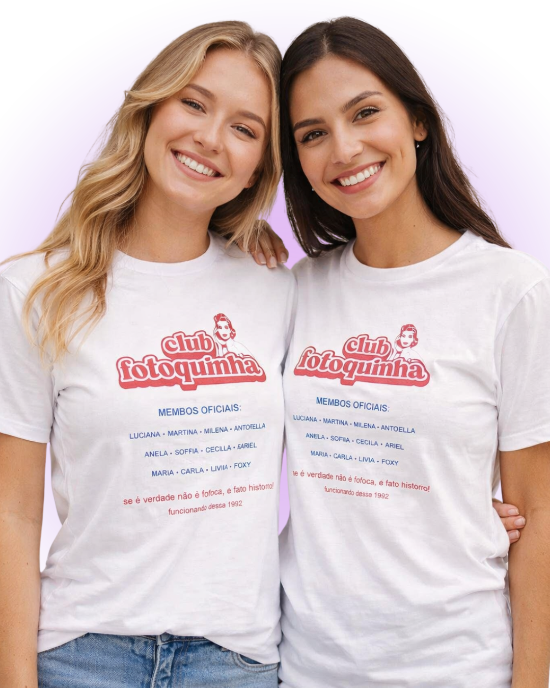 Camiseta fofoquinha club since