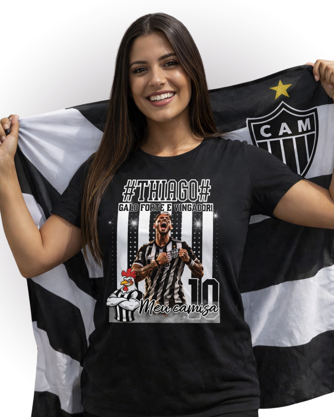 Camiseta Bootleg Galo