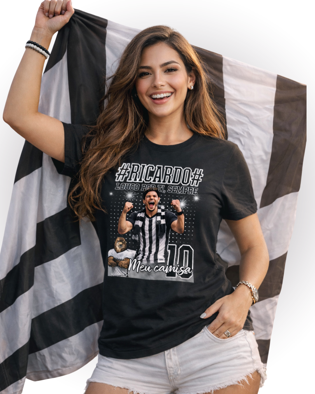 Camiseta Bootleg Gaviões