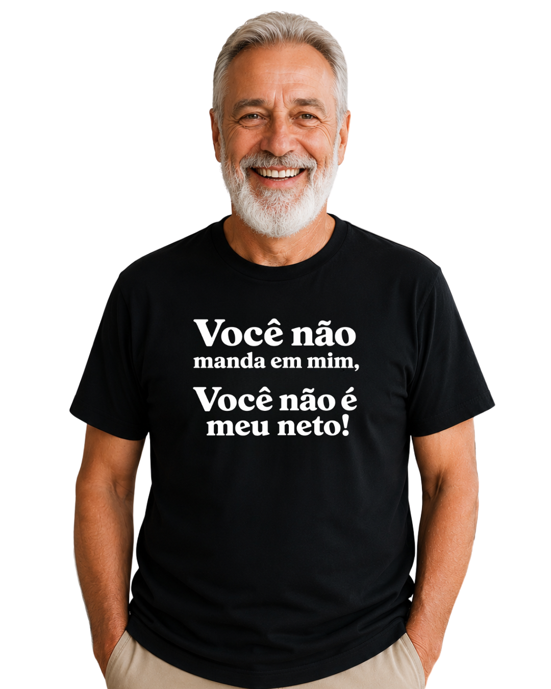 Você não manda em mim, você não é meu neto!