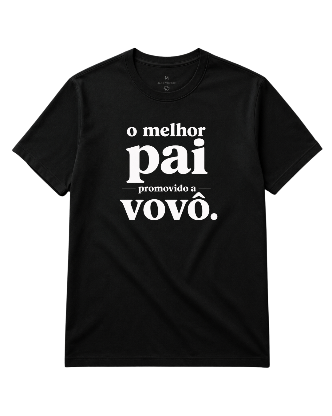 Camiseta o melhor pai promovido a vovô