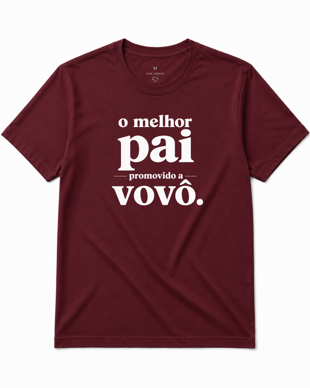 Camiseta o melhor pai promovido a vovô