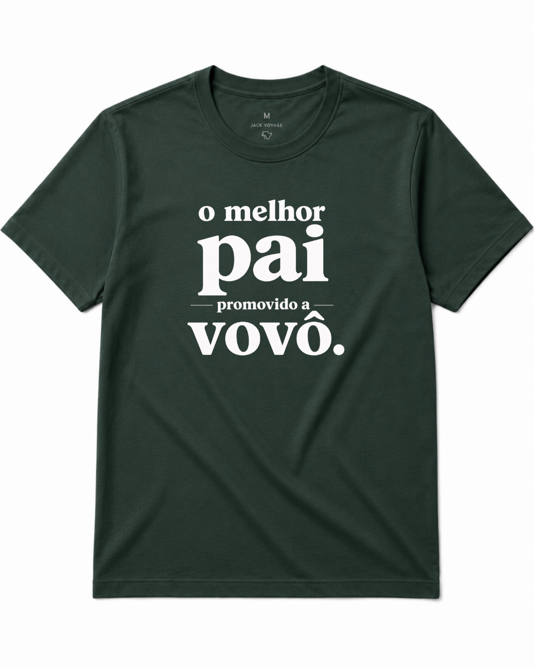 Camiseta o melhor pai promovido a vovô
