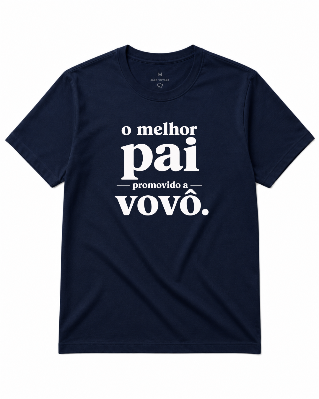Camiseta o melhor pai promovido a vovô