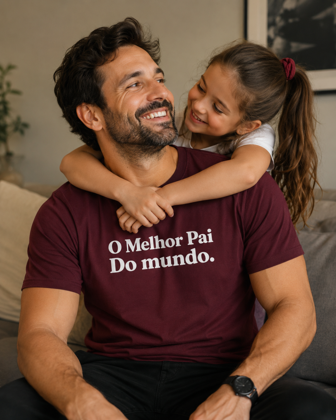 Camiseta O Melhor pai do mundo.