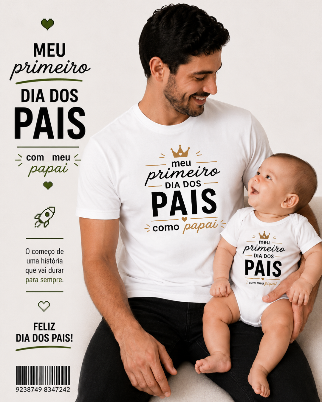 Kit dia dos pais - Meu primeiro dia dos pais com meu papai