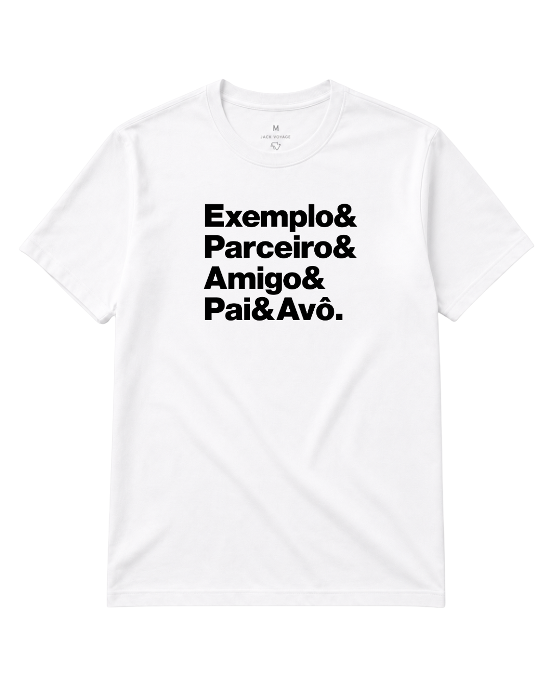 Camiseta dia dos pais - exemplo & parceiro & amigo & pai & avô.