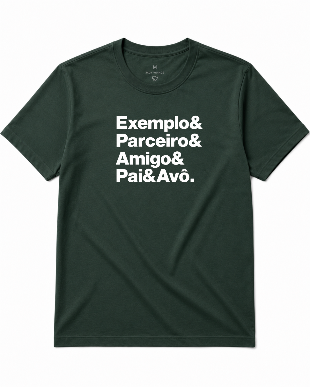 Camiseta dia dos pais - exemplo & parceiro & amigo & pai & avô.