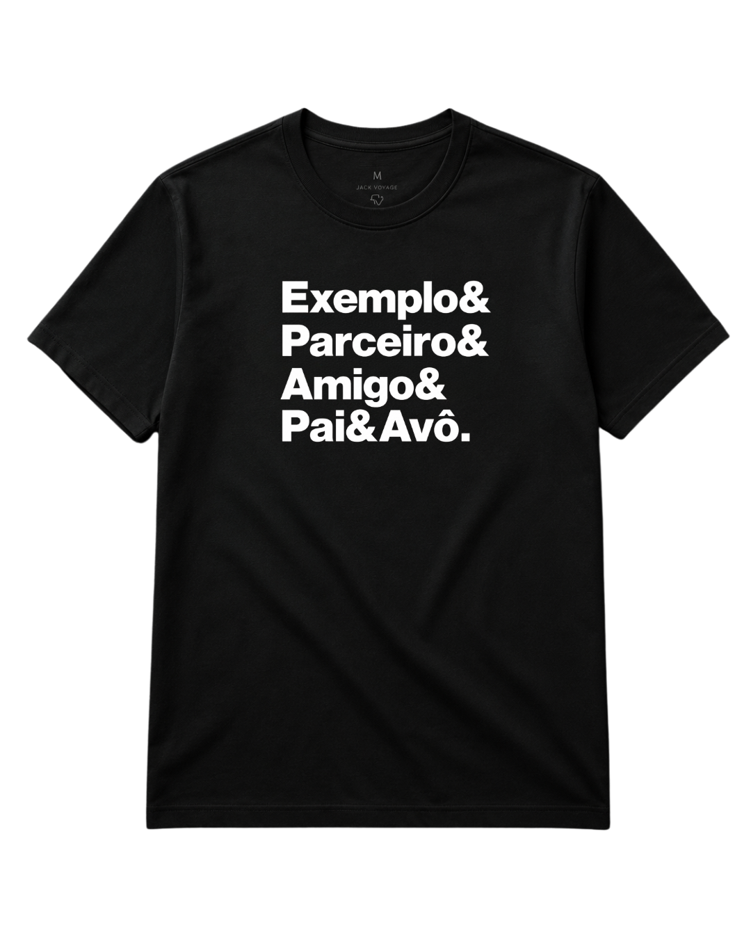 Camiseta dia dos pais - exemplo & parceiro & amigo & pai & avô.