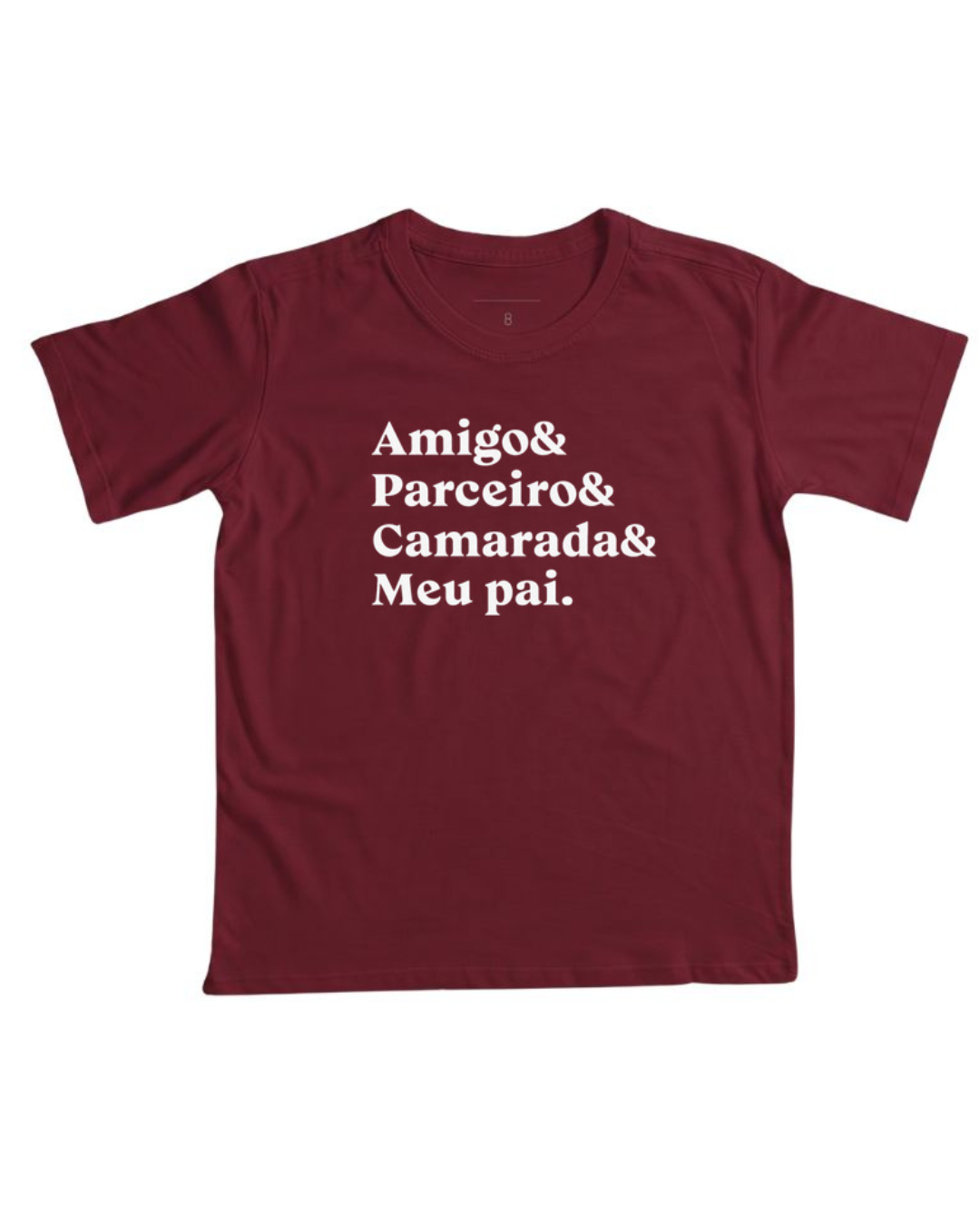 Camiseta infantil dia dos pais - Amigo & meu pai