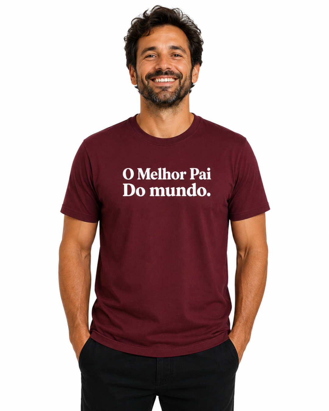 Camiseta O Melhor pai do mundo.