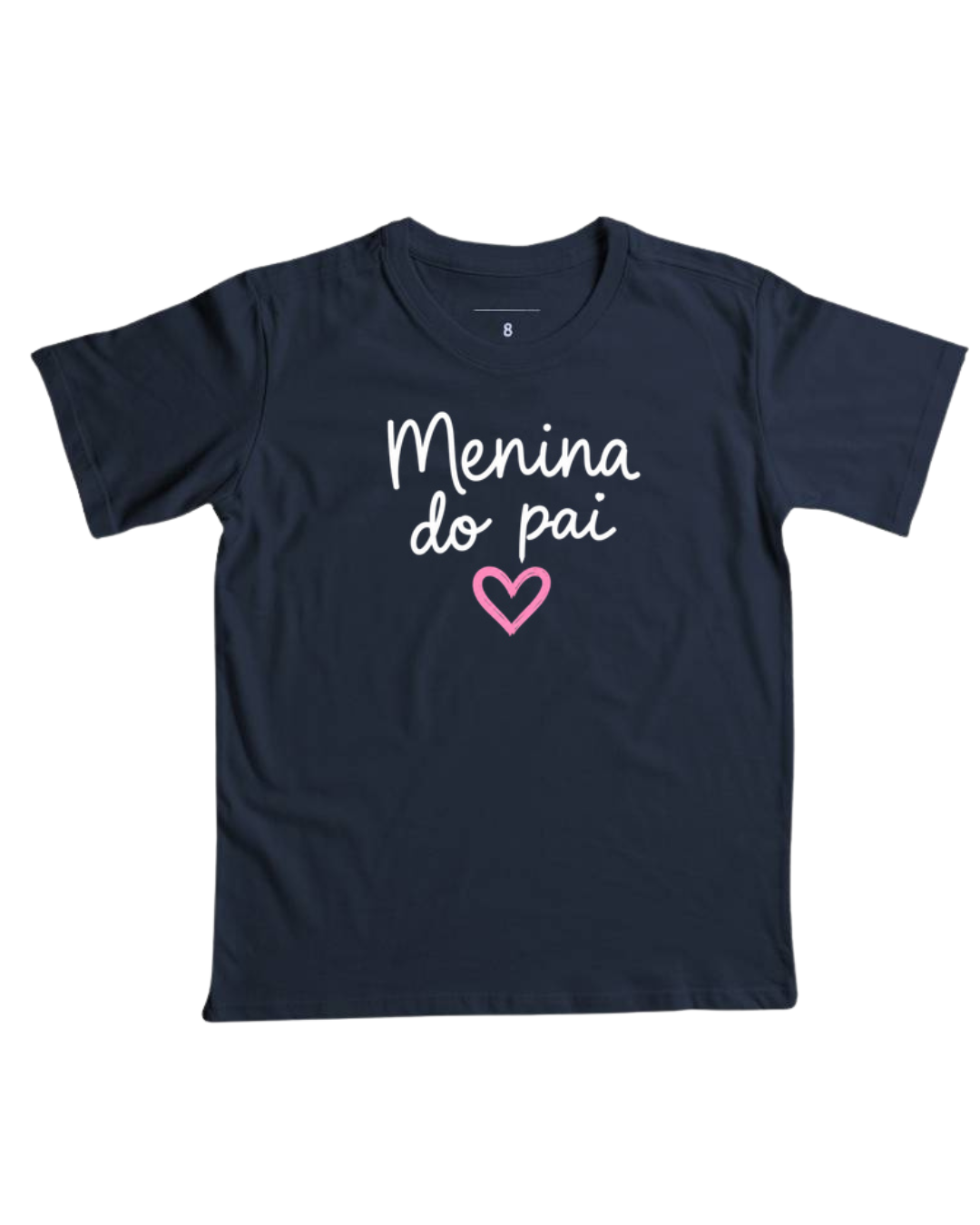 Camiseta infantil menina do pai