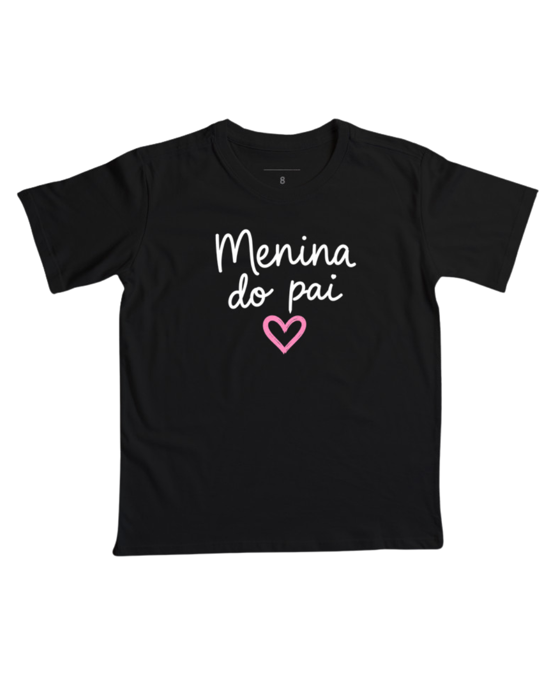 Camiseta infantil menina do pai