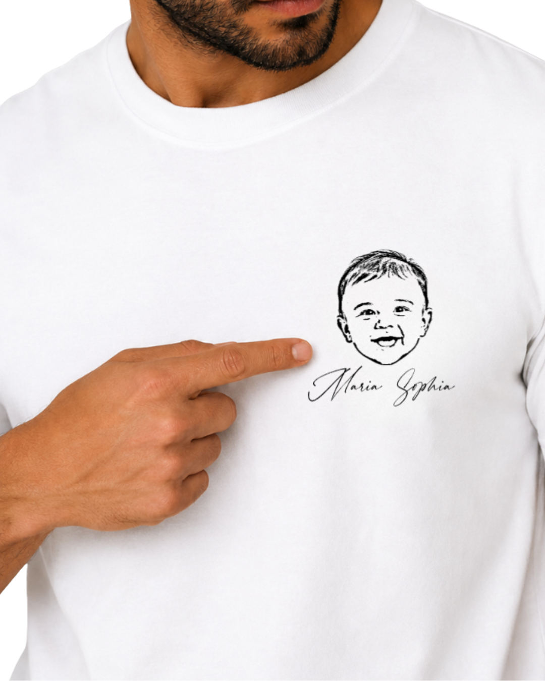 Camiseta Personalizada rosto do filho(a)